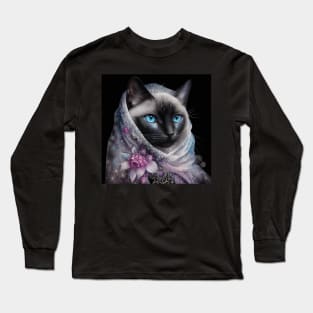 Modest Burmese Cat Long Sleeve T-Shirt